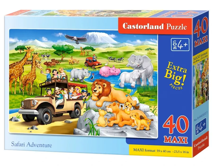 Puzzle 40 maxi. Safari Adventure - tantis.pl
