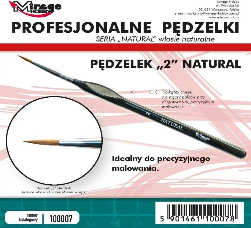 Pędzelek natural 2 - tantis.pl
