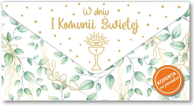 Koperta podarunkowa Komunia - tantis.pl