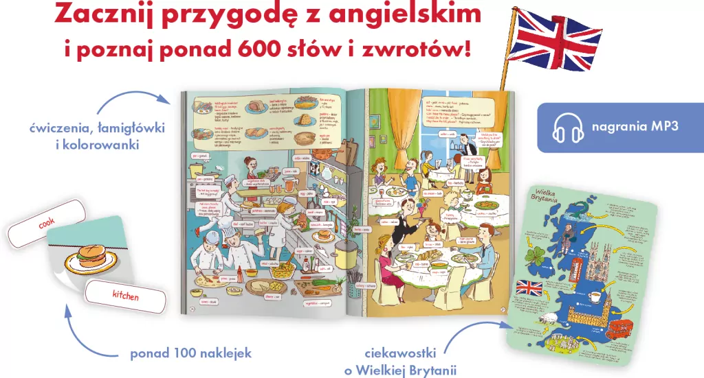 Mój pierwszy kurs angielskiego. Kapitan Nauka - tantis.pl