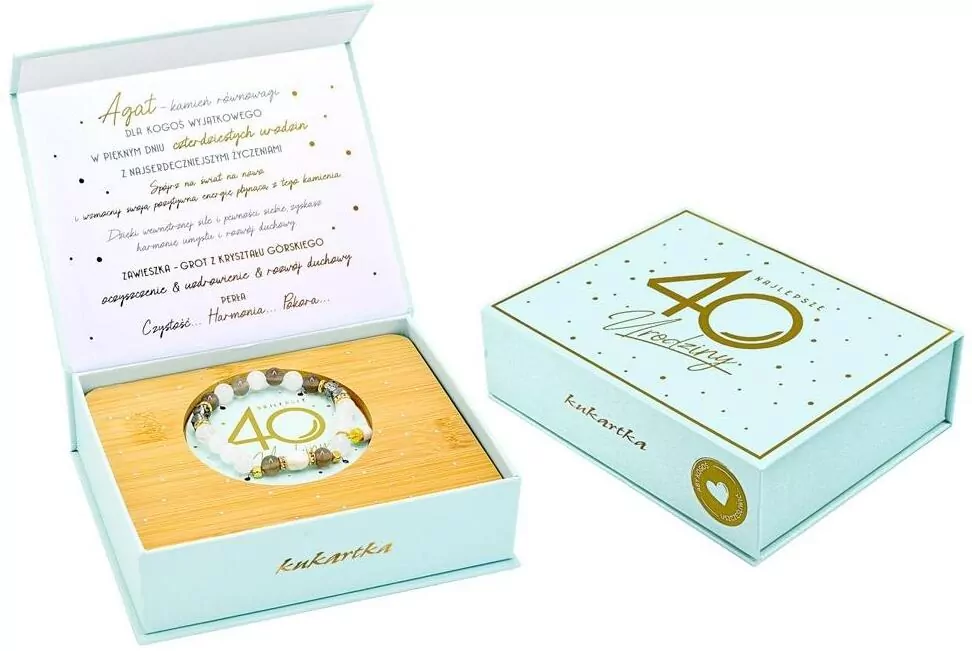 Bransoletka Agat Urodziny 40 Elite - tantis.pl