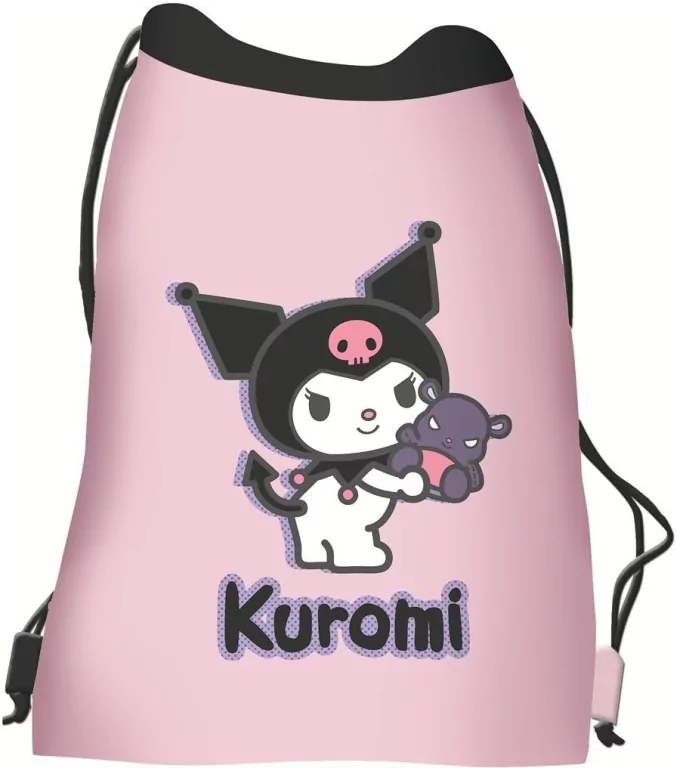 Worek na obuwie Kuromi pink - tantis.pl