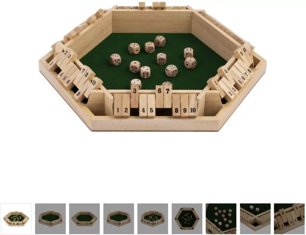 Shut the BOX zestaw dla 6 graczy - tantis.pl