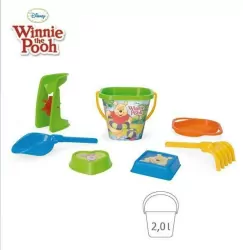 Komplet do piasku 5 elementów Kubuś Puchatek