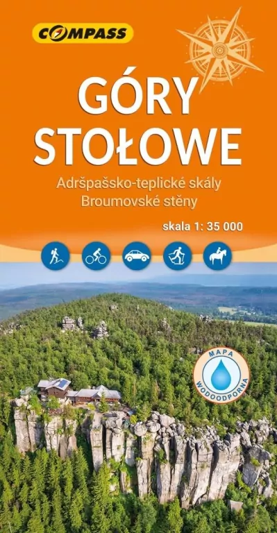Mapa turystyczna - Góry Stołowe 1:35 000 - tantis.pl
