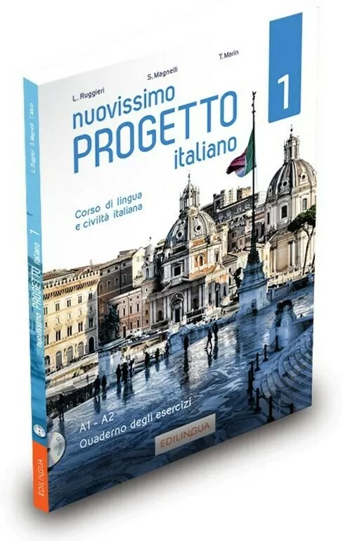 Progetto italiano Nuovissimo 1. Poziom A1-A2. Quaderno degli esercizi. Ćwiczenia - tantis.pl