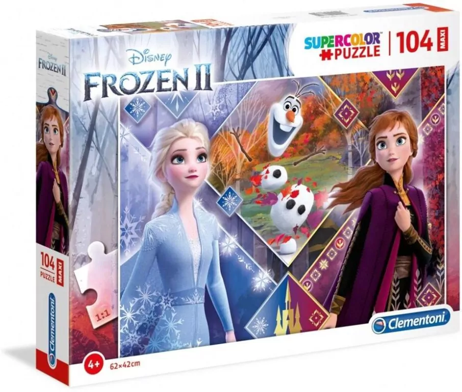 Puzzle 104. Maxi. Super Kolor. Frozen 2. 23739 - tantis.pl