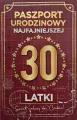 Karnet Urodziny 30 Nowy paszport damskie - tantis.pl