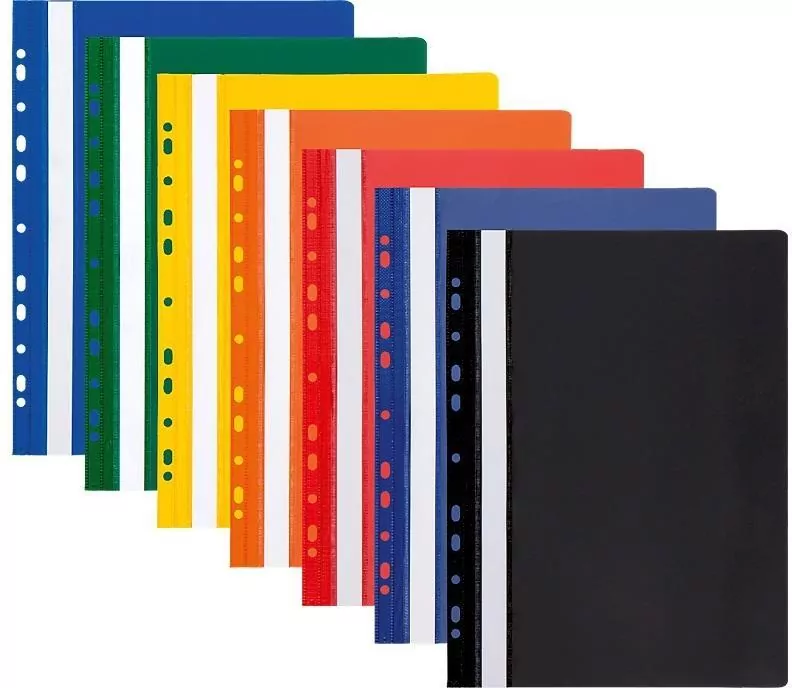 Skoroszyt A4 PVC z europerforacją pomarańcz - tantis.pl