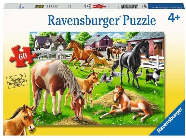 Puzzle 60. Szczęśliwe konie - tantis.pl