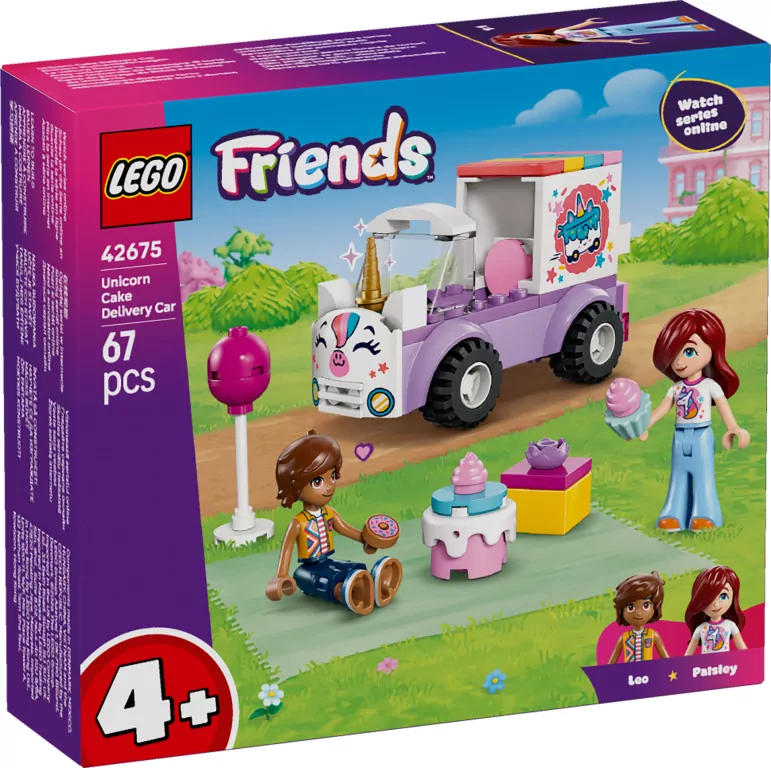 LEGO® Friends . Jednorożcowa dostawa tortu 42675 - tantis.pl