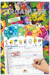 Kalendarz 2026 A3 ścienny jednostronny organizer