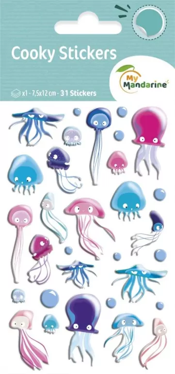 Naklejki 3D Meduzy - tantis.pl