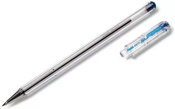 Długopis pentel BK77-C 0,7 niebieski superb - tantis.pl