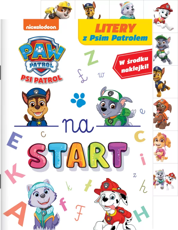 Na start 6. Litery z Psim Patrolem. Psi Patrol - tantis.pl