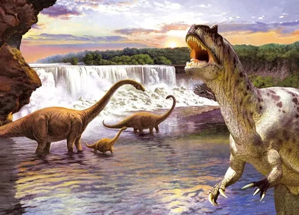 Puzzle 260. Dinozaury w wodzie. 26999 - tantis.pl