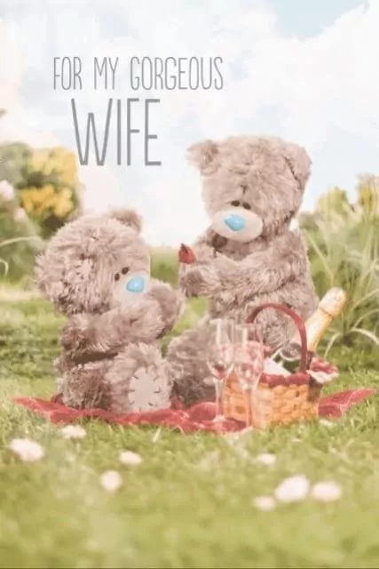 Kartka holograficzna 3D For my Gorgeous Wife - tantis.pl