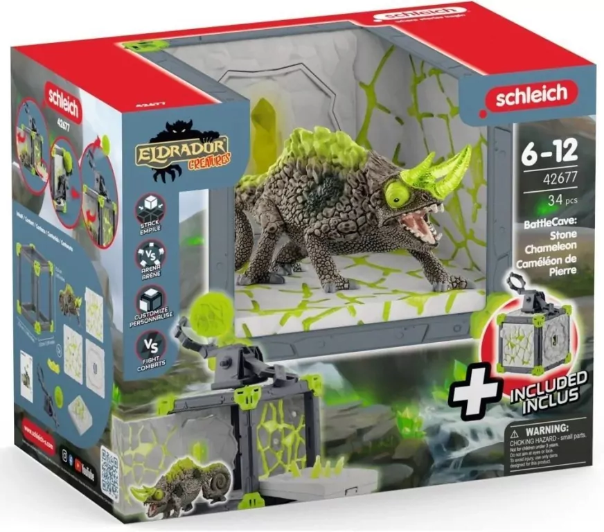 Jaskinia bitewna Kamienny kameleon Eldrador - tantis.pl