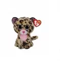 Beanie Boos Livvie. Różowy leopard 24 cm - tantis.pl