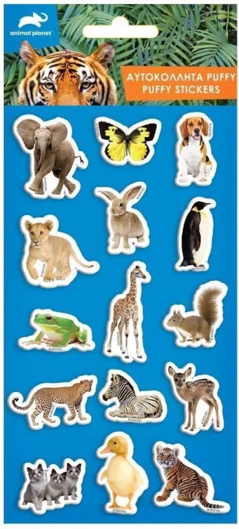 Naklejki wypukłe Animal Planet - tantis.pl