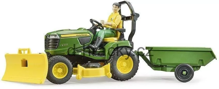 Traktorek John Deere, z figurką ogrodnika - tantis.pl