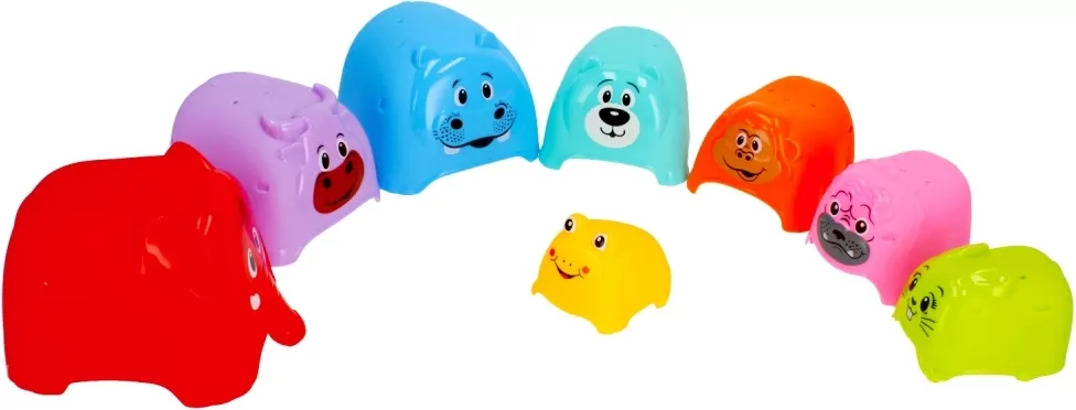 Bam Bam. Kubeczki do układania. Zwierzaki - tantis.pl