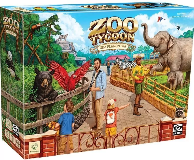 Zoo Tycoon: Gra planszowa GALAKTA - tantis.pl
