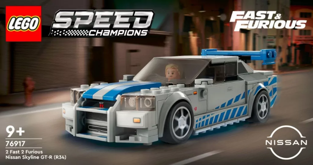 LEGO® Speed Champions. Nissan Skyline GT-R (R34) z filmu „Za szybcy, za wściekli”. 76917 - tantis.pl