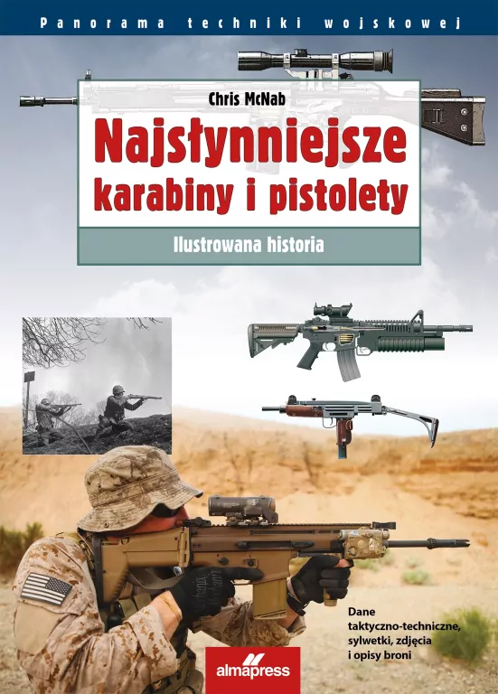 Najsłynniejsze karabiny i pistolety. Ilustrowana historia. Panorama techniki wojskowej wyd. 4 - tantis.pl