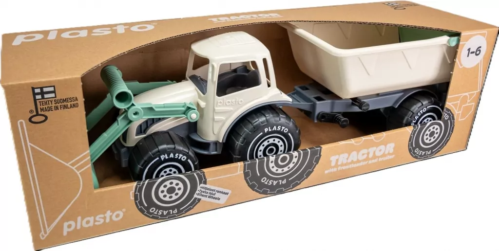 Traktor z ładowaczem i przyczepką 57cm - tantis.pl