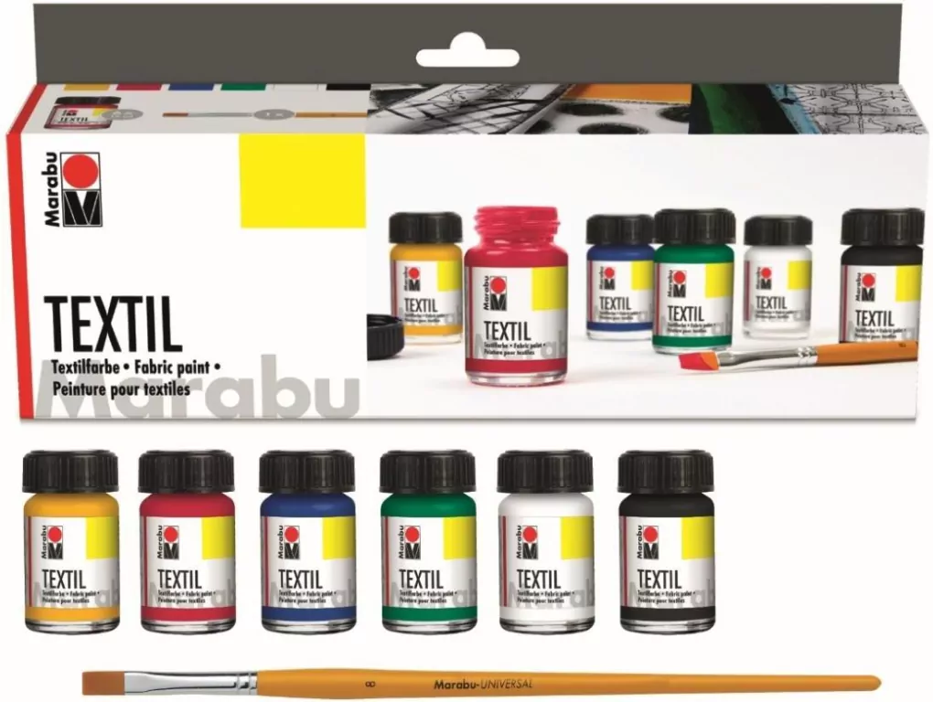 Zestaw farb do tkanin Textil starter 6x15ml - tantis.pl