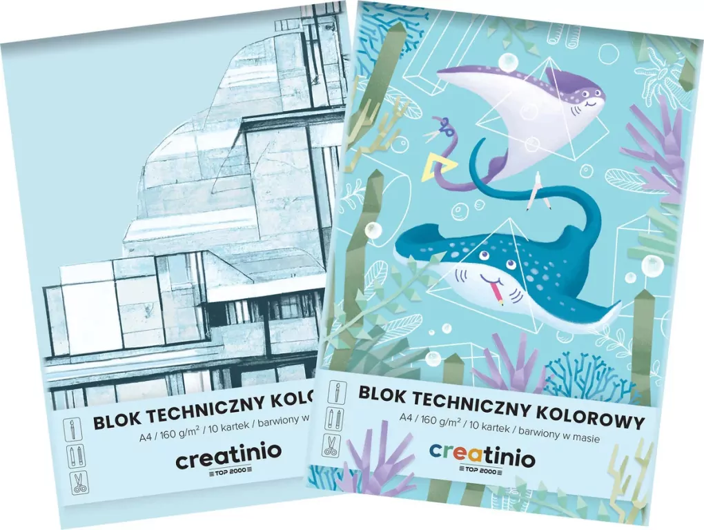 Blok techniczny Creatinio A4/10k, 1 szt (400176669) - tantis.pl