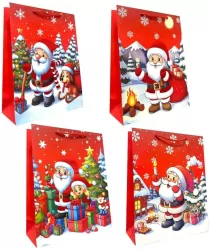 Torebka prezentowa L Boże Narodzenie mix