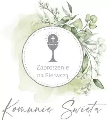 Zaproszenie Komunia