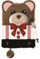 Pamiętnik z kłódką 3D włochacz TEDDY BEAR A5, 96 kartek - tantis.pl