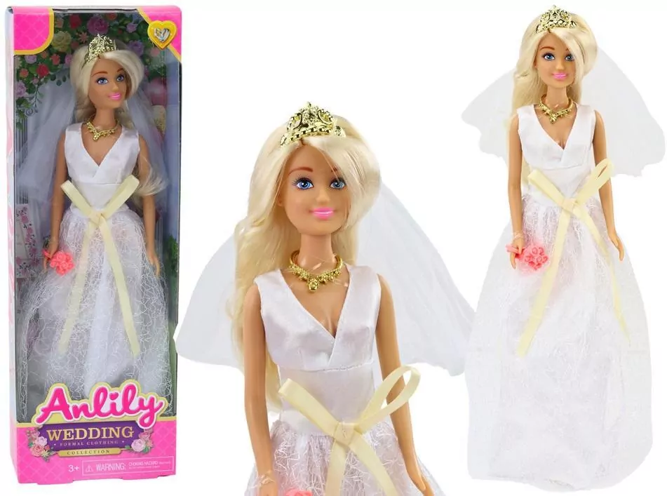 Lalka Anlily w sukni ślubnej - tantis.pl
