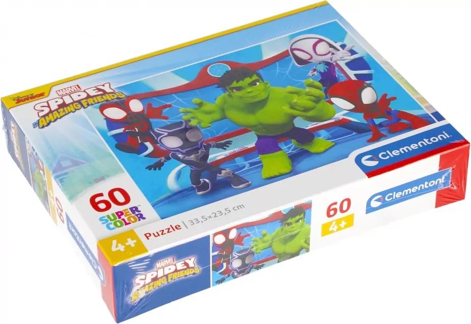 Puzzle 60 Super Kolor Marvel Spidey - tantis.pl