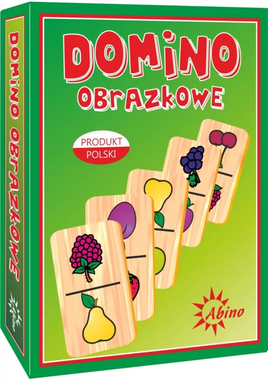 Domino obrazkowe owoce - tantis.pl