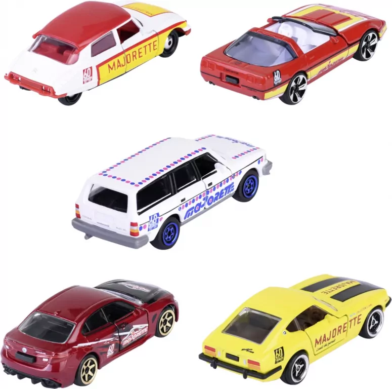 Majorette Zestaw 60-lecie 5 pak pojazdów - tantis.pl