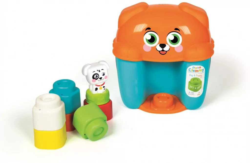 Wiaderko - pies i szczeniaczek Clemmy - tantis.pl