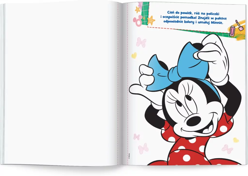Disney Minnie. Pomaluj mnie! - tantis.pl