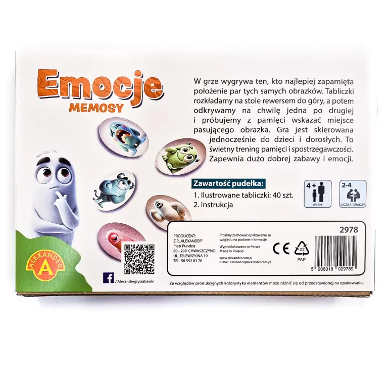 Memosy Emocje - tantis.pl