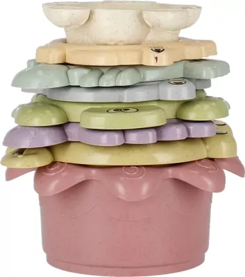 Kubeczki do układania 2w1 wieża BAM BAM