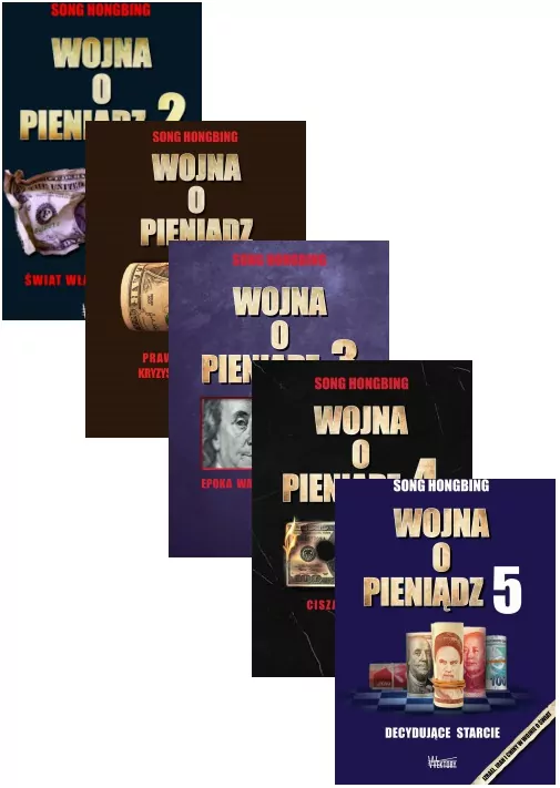 Pakiet: Wojna o pieniądz. Tom 1-5. Prawdziwe źródła kryzysów finansowych / Świat władzy pieniądza / Epoka walczących królestw / Cisza przed burzą / Decydujące starcie - tantis.pl
