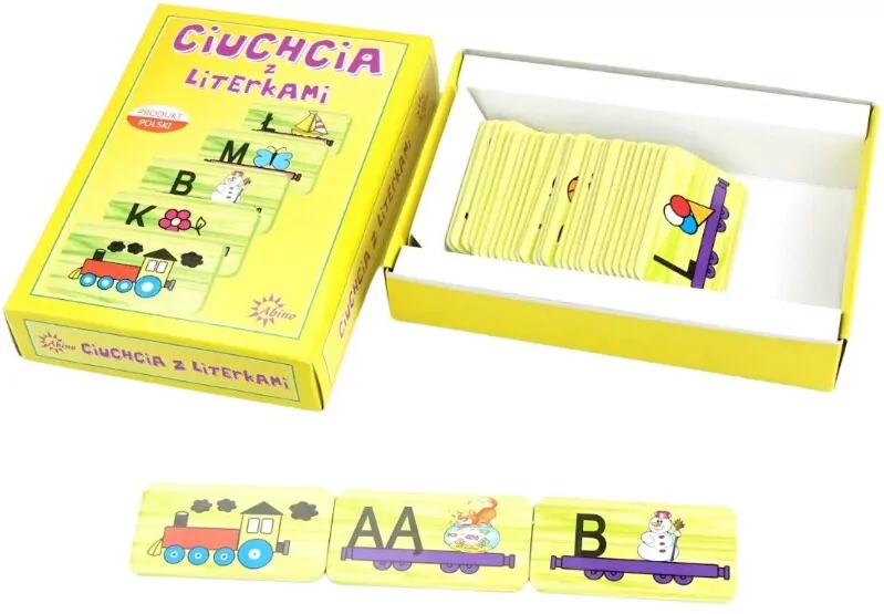 Ciuchcia z literkami ABINO - tantis.pl