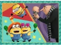 Puzzle 4w1 Zwariowane Minionki TREFL - tantis.pl
