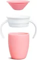 Kubek treningowy z uchwytami Munchkin Miracle 360 ? 207ml różowy - tantis.pl