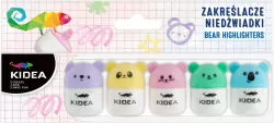 Zakreślacze niedźwiadki KIDEA