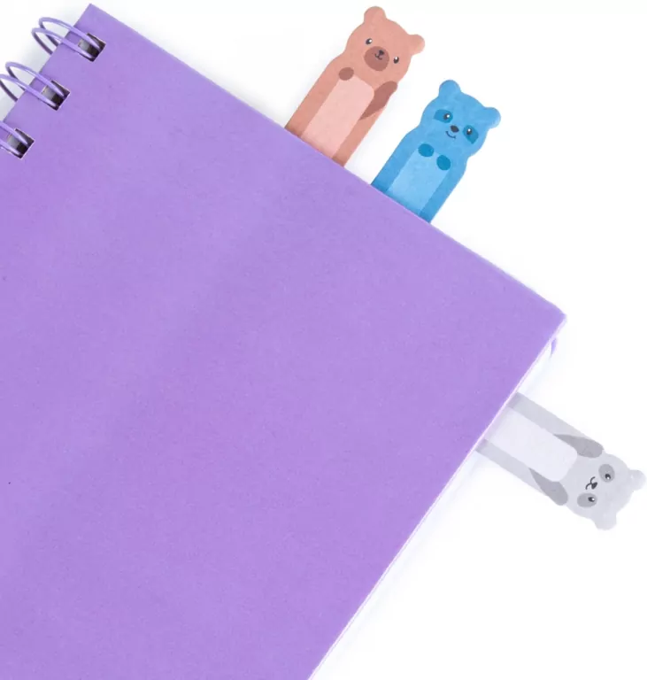 Karteczki samoprzylepne Misie KIDEA - tantis.pl