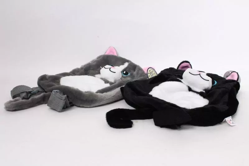 Plecak pluszowy Kot 2 kolory 142054 SunDay mix cena za 1 szt - tantis.pl